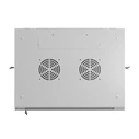 Lanberg 19" Wall-Mount Rack Cabinet 6U 600x450mm Grey Perforated Door (WF01-6406-23S)