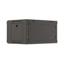 Lanberg Wall-Mount 19" Rack Cabinet 4U 540x350 Black, Glass Door (WF03-5304-10B)