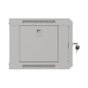 Lanberg Wall-mount 19" Rack Cabinet 4U 540x350 Grey with Glass Door (WF03-5304-10S)