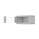 Lanberg Wall-mount 19" Rack Cabinet 4U 540x350 Grey with Glass Door (WF03-5304-10S)