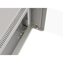 Lanberg Επιτοίχια Καμπίνα Rack 19" 6U 540x350 Γκρι με Γυάλινη Πόρτα