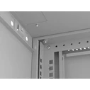 Lanberg Επιτοίχια Καμπίνα Rack 19" 6U 540x350 Γκρι με Γυάλινη Πόρτα