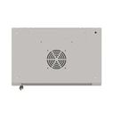 Lanberg Επιτοίχια Καμπίνα Rack 19" 6U 540x350 Γκρι με Γυάλινη Πόρτα
