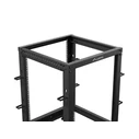 LANBERG Open Rack 15U 600x600-1100 ρυθμιζόμενο μαύρο (OR01-6115-B)