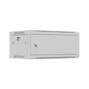 Lanberg τοίχου Rack 19" 4U 600x450mm γκρι, μεταλλική πόρτα (WF01-6404-00S)