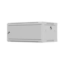 Lanberg τοίχου Rack 19" 4U 600x450mm γκρι, μεταλλική πόρτα (WF01-6404-00S)