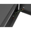 Lanberg 19" επιτοίχια ντουλάπα Rack 4U 600x600 mm μαύρη με μεταλλική πόρτα
