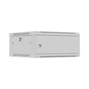 Lanberg 19" τοίχου rack 4U 600x600mm γκρι, μεταλλική πόρτα