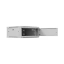 Lanberg 19" τοίχου rack 4U 600x600mm γκρι, μεταλλική πόρτα