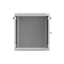 Lanberg 19" 12U Wall-Mount Rack Cabinet 600x600 mm Grey Perforated Door (WF01-6612-23S)
