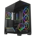 Modecom Volcano Stellar Plus ARGB 5F Μαύρο Κουτί Υπολογιστή Midi Tower (Πλευρικό Παράθυρο)