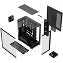 Modecom Volcano Stellar Plus ARGB 5F Μαύρο Κουτί Υπολογιστή Midi Tower (Πλευρικό Παράθυρο)