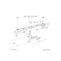Neomounts Επιτραπέζια Βάση 10"-32" 2 Οθόνες Μαύρη Max.6KG (DS45-600BL2)