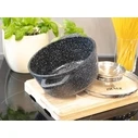 Zilner marble-coated 17-piece cookware set, black - ZL-8636