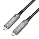 Claroc Καλώδιο USB-C ενεργό, 4K@60Hz, 60W, 15 m (CLAROC-USBC-15M)