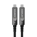 Claroc Καλώδιο USB-C ενεργό, 4K@60Hz, 60W, 15 m (CLAROC-USBC-15M)