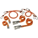 Master Lock Χταπόδι Αποσκευών / Σετ Ελαστικών & Ιμάντων Δέσης - 324900112 (πορτοκαλί)