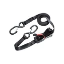 Master Lock Ιμάντας Αποσκευών Αυτοκινήτου 450cm με Καστάνια & Γάντζο S για Φορτία έως 400kg Μαύρο 2τμχ 306600112