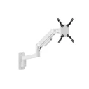 Equip Heavy-Duty Single Monitor Wall Mount 17"49", Full-Motion 4-Joint Arm, 360° Rotation, 20 kg, White (Model 650140)