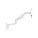 Equip Heavy-Duty Single Monitor Wall Mount 17"49", Full-Motion 4-Joint Arm, 360° Rotation, 20 kg, White (Model 650140)