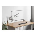 Equip Heavy-Duty Single Monitor Wall Mount 17"49", Full-Motion 4-Joint Arm, 360° Rotation, 20 kg, White (Model 650140)