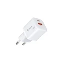 Equip Φορτιστής GaN Τοίχου 2Port USB-C PD3.0 / USB-A 20W Λευκό (245536)