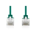 DIGITUS Patch Cable CAT 6 U-UTP Slim 0.3m Green - 10 Pieces