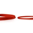 DIGITUS Patch Cable CAT 6 U-UTP Slim 0.3 m Red - 10 pieces