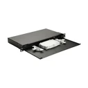Equip 19" Glasfaser-Space-Box without Panel, Steel, Black