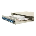 Equip LWL-Splice Box 12-Port LC-Duplex OS2 1U complete, grey