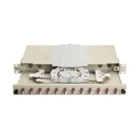 Equip LWL Splice Box 12-Port LC-Duplex OM4 1U complete, gray