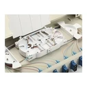 Equip LWL Splice Box 12-Port SC-Duplex OS2 1U complete, gray