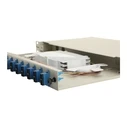 Equip LWL Splice Box 12-Port SC-Duplex OS2 1U complete, gray