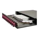 Equip LWL Splice Box 12-Port SC-Duplex OM4 1U complete black