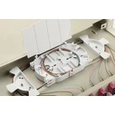 Equip 1U 12-Port SC Duplex Fiber Splice Box / Patch Panel OM4 (complete, gray)