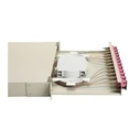 Equip 1U 12-Port SC Duplex Fiber Splice Box / Patch Panel OM4 (complete, gray)