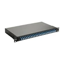 Equip LWL Splice Box 24-Port LC-Duplex OS2 1U complete black