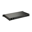 Equip LWL Splice Box 24-Port LC-Duplex OS2 1U complete black
