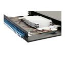 Equip LWL Splice Box 24-Port LC-Duplex OS2 1U complete black