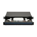 Equip LWL Splice Box 24-Port SC-Duplex OS2 1U complete, black (MPN 337310, SKU 591941)