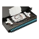 Equip Fiber Optic Splice Box / Patch Panel 24-Port SC-Duplex OM3 1U Complete, Black (MPN: 337312, EAN: 4015867244937)