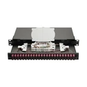 Equip LWL-Spleißkasten 24-Port SC-Duplex OM4 1U complete, black