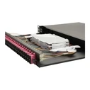 Equip LWL-Spleißkasten 24-Port SC-Duplex OM4 1U complete, black