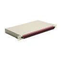 Equip LWL Splice Box 24-Port SC-Duplex OM4 19" 1U complete gray (SKU 592420, MPN 337315)