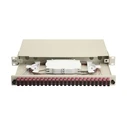 Equip LWL Splice Box 24-Port SC-Duplex OM4 19" 1U complete gray (SKU 592420, MPN 337315)