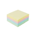 DELI Sticky Notes 7.6 x 7.6 cm Stick Up, 400 sheets, assorted colors