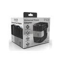 INCA Universal Travel Adapter +USA/EU/UK/AUS, Black, 45W PD (MPN: IPW-45SA, EAN: 8681949016509)