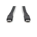 DIGITUS USB4 Silicone USB-C to USB-C Cable 1.5 m Black (AK-300350-015-S)