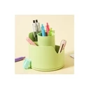 DELI Pen Holder LonGreen 12x12x11 cm Lime