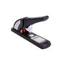 DELI Standard Clinch Stapler — 80 Sheets, Black (Model E0387 / MPN D393290 / SKU 593130)